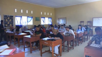 Ujian Tes Tertulis PPS di Kabupaten Parigi Moutong Digelar