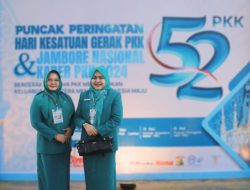 Plt TP-PKK Parimo Hadiri Acara HUT ke- 44 Dekranas dan Hkg PKK ke- 52