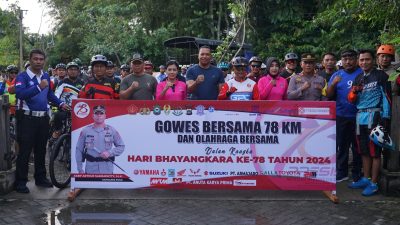Gowes Madago Raya, Jalin Sinergitas Antar Komunitas Pesepeda di Sulteng