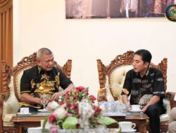 Angkat Potensi Daerah Parimo : Kepala LPP RRI Palu temui Bupati Samsurizal