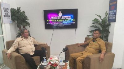 Gubernur Rusdy Mastura Resmikan Podcast Megalist Dinas Kominfo Santik Sulteng