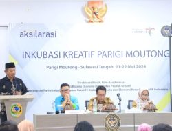 Kemenparekraf Gelar Workshop Aksilarasi Inkubasi di Parigi Moutong