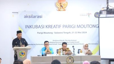 Kemenparekraf Gelar Workshop Aksilarasi Inkubasi di Parigi Moutong