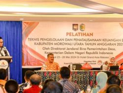 Fokus Pembangunan Desa, Pemkab Morut siap Kucurkan Rp 1 Miliar per Desa