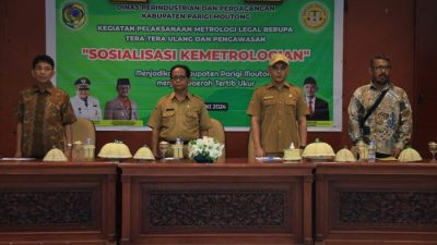Disperindag Sosialisasi Kemetrologian, Optimalisasi UTTP di Parigi Moutong