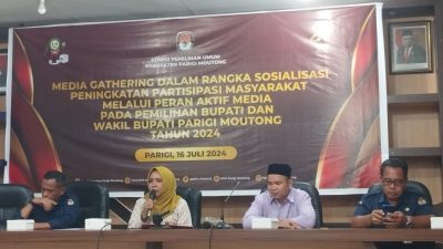 Tingkatkan Partisipasi Pemilih Pilkada 2024, KPU Parigi Moutong Gelar Media Gathering