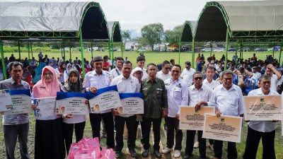 Program Tangguh Bersinar, Pemprov Sulteng Salurkan Bantuan Intervensi di 118 Desa di Kab. Sigi