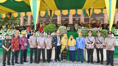 HUT Ke-22 Parimo, Wagub Pimpin Upacara di Kantor Bupati