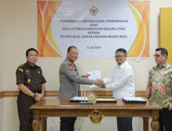 BPK Serahkan LHP Investigatif Penghitungan Kerugian Negara (PKN)