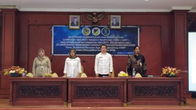 Diskominfo Gelar Pembentukan dan Pengelolaan CSIRT dan Sosialisasi Information Security Awareness