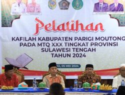 Ikuti TC, Peserta Kafilah MTQ Parigi Moutong Diharap Tingkatkan Kualitas dan Kuantitas