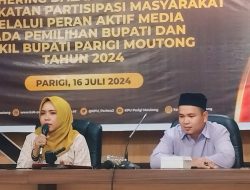 KPU Parigi Moutong Gandeng Media Untuk Sosialisasikan Tahapan Pilkada 2024