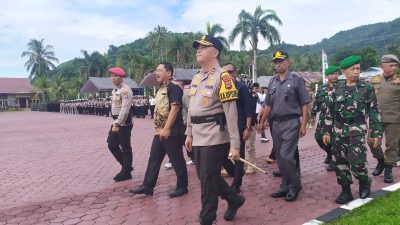 Polres Parigi Moutong Gelar Apel Pasukan Operasi Mantap Praja Tinombala 2024