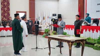 Gubernur Sulteng Lantik Yusman Mahbub Sebagai Pj. Bupati Morowali