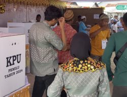 Sejumlah TPS Di Wilayah Dapil 1 Parigi Moutong, Ramai Dengan Masyarakat