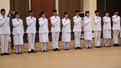 Anggota Paskibraka Parigi Moutong Resmi Dikukuhkan
