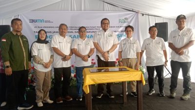 Bantuan Sarana Air Bersih oleh PT. PLN di Parigi Moutong