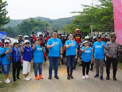 Siap Jadi Agenda Tahunan, Bupati Poso Lepas Peserta Trail Adventure Tentena