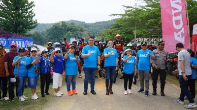 Siap Jadi Agenda Tahunan, Bupati Poso Lepas Peserta Trail Adventure Tentena