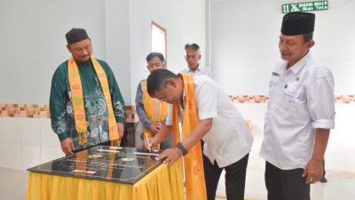 Gubernur Sulteng Resmikan Masjid Miftahul Jannah, Berharap Persaudaraan Indonesia dan Malaysia Abadi