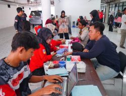 Peringatan HUT Ke- 79, PMI Sulteng Gelar Donor Darah Bersama Bank Sulteng