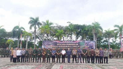 Upacara Pembukaan TNI Manunggal Membangun Desa (TMMD) ke-122 TA 2024