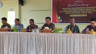 KPU Parigi Moutong Gelar Sosialisasi Regulasi Kampanye Pilkada