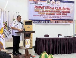 Rapat Kerja Kabupaten Komite Olahraga Nasional (KONI) Kabupaten Parigi Moutong