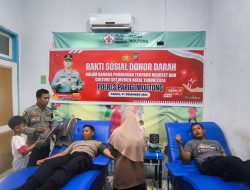 Polres Parigi Moutong Gelar Donor Darah untuk Peringati Natal 2024