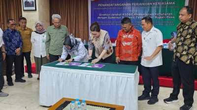 Bupati Poso Teken Kerja Sama Strategis Tingkatkan Infrastruktur dan Wisata di Lore Lindu