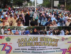 Ribuan Warga Ikuti Jalan Sehat Kerukunan untuk Peringati Hari Amal Bakti ke-79