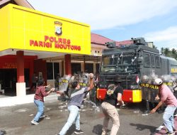 Jelang PSU Pilkada, Polres Parigi Moutong Gelar Simulasi Pengamanan Kota