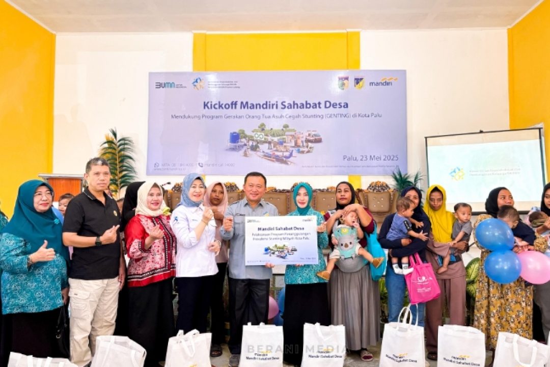 Cegah Stunting, TP PKK dan Bank Mandiri Hadirkan Program Nutrisi Gratis di Palu