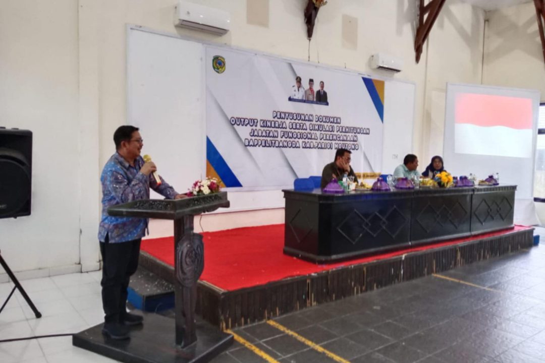 Atasi Kekurangan SDM, Bapelitbangda Parimo Gelar Simulasi Perencanaan
