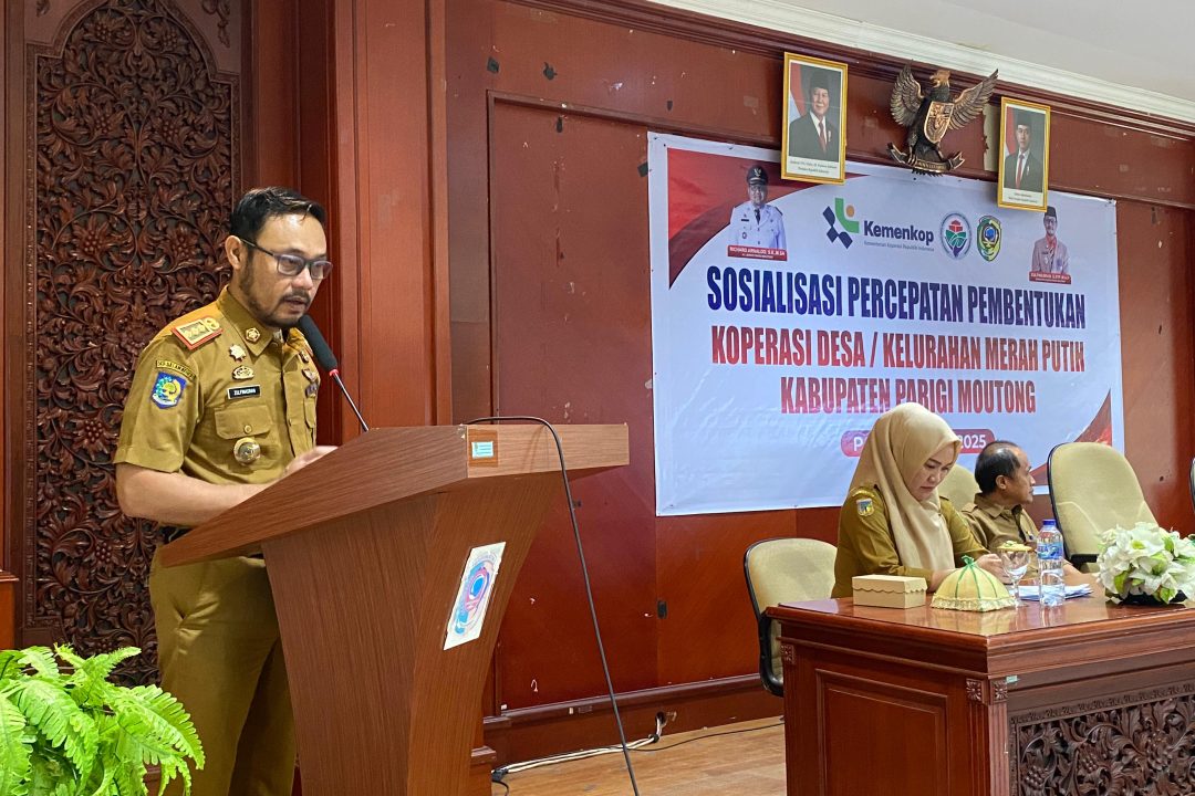 Parigi Moutong Siap Bentuk 283 Koperasi Merah Putih, Sekda Tekankan Kolaborasi dan Legalitas