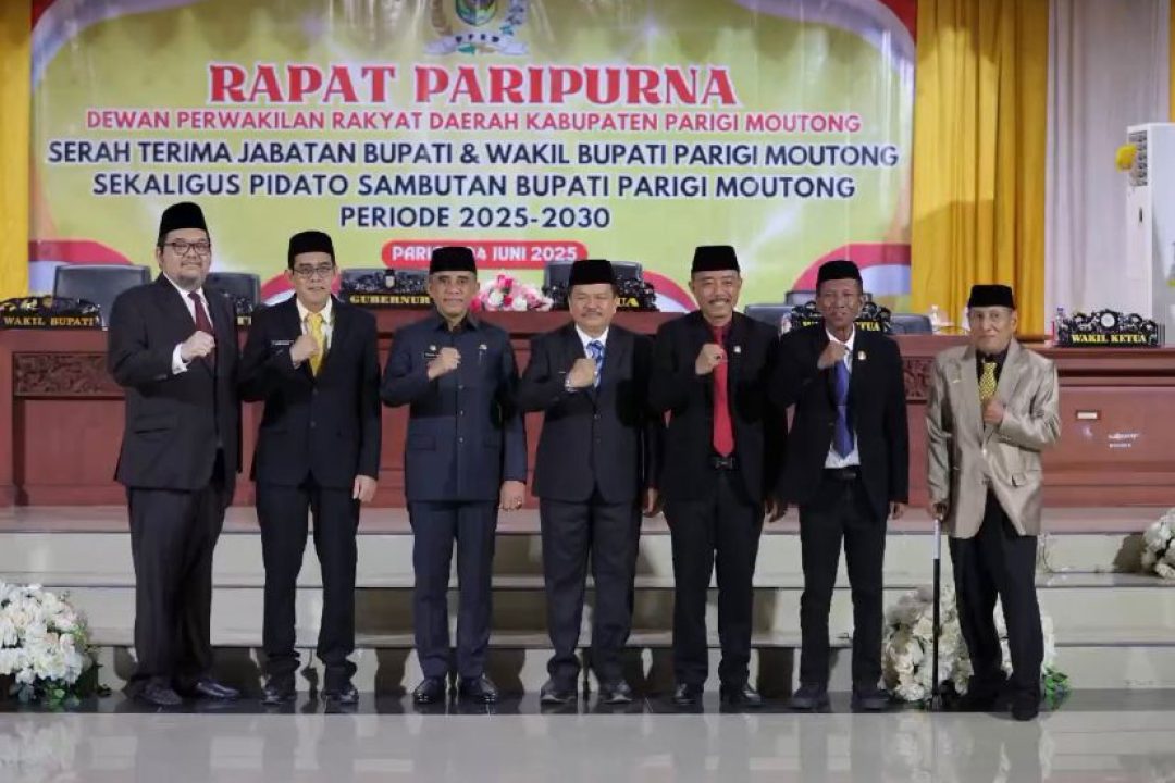 Sertijab Bupati Parigi Moutong, Gubernur Anwar Hafid Tegaskan Komitmen 9 BERANI