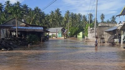 Banjir Rendam Desa Bolano, BPBD Parigi Moutong Lakukan Penanganan Darurat