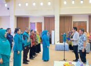 Hari Kesatuan Gerak PKK ke-53, Bupati Kukuhkan Ketua TP-PKK Baru