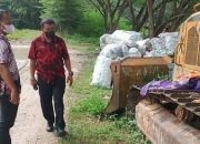 Tinjau TPA Jononunu, Wabup Fokus pada Perbaikan Pengelolaan Sampah