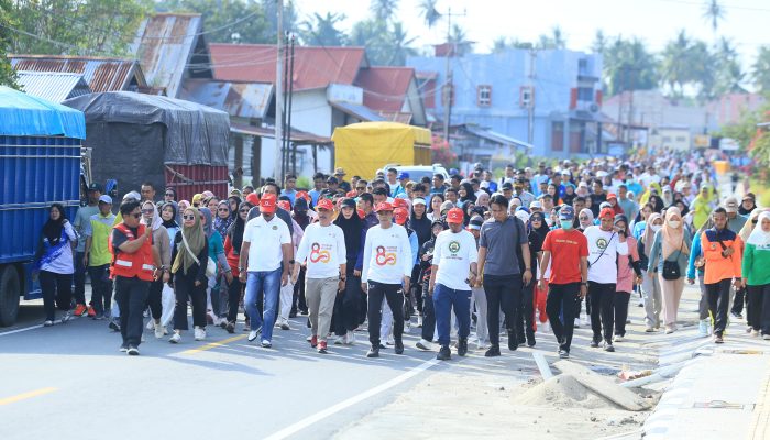 Peringatan HUT PMI di Parigi Moutong Dimeriahkan Jalan Santai dan Bakti Sosial