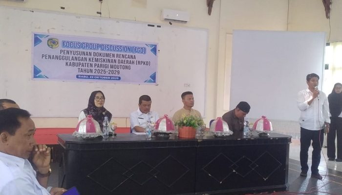FGD Jadi Langkah Nyata Parigi Moutong Tekan Kemiskinan dan Tingkatkan Kesejahteraan