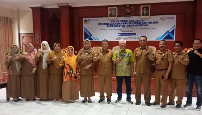 FGD Sentra IKM, Parigi Moutong Fokus Perkuat Kelembagaan dan Daya Saing Industri Lokal