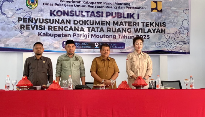 Revisi RTRW Parigi Moutong Diharapkan Jadi Pedoman Investasi Berbasis Tata Ruang