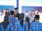 Gubernur Sulteng Lantik 36 Pejabat dan Serahkan 3.230 SK PPPK Paruh Waktu