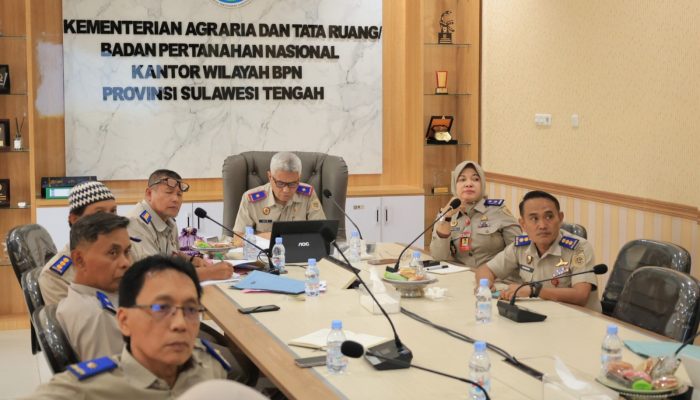 BPN Sulteng Perkuat Penanganan Sengketa Pertanahan Melalui Rapat Gelar Kasus