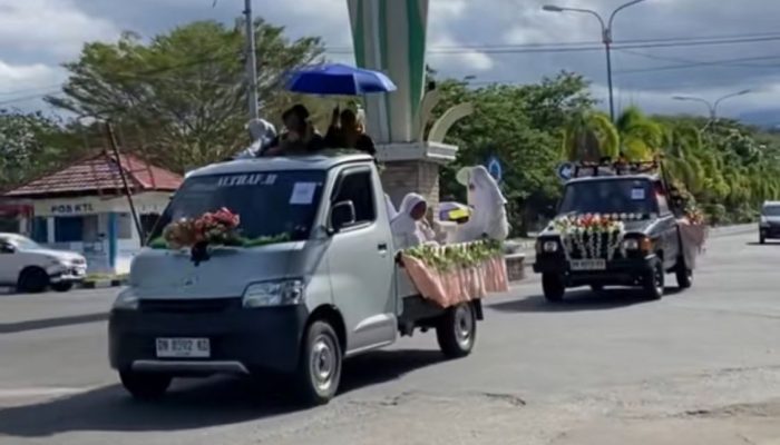 Semarak Pawai Mobil Hias Sambut Bulan Ramadhan 1447 H di Parigi Moutong
