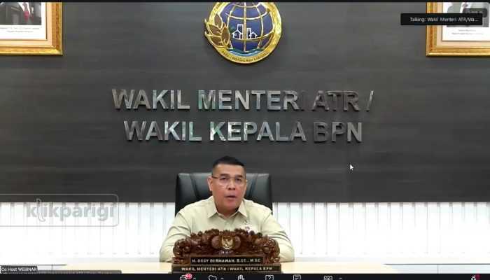 Wamen ATR Tekankan Integritas Profesi Penilai Dalam Webinar Nasional MAPPI