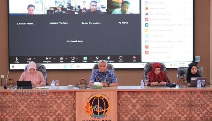 Kantah Parigi Moutong Dukung Pendampingan SPT Tahunan di Kanwil BPN Sulteng