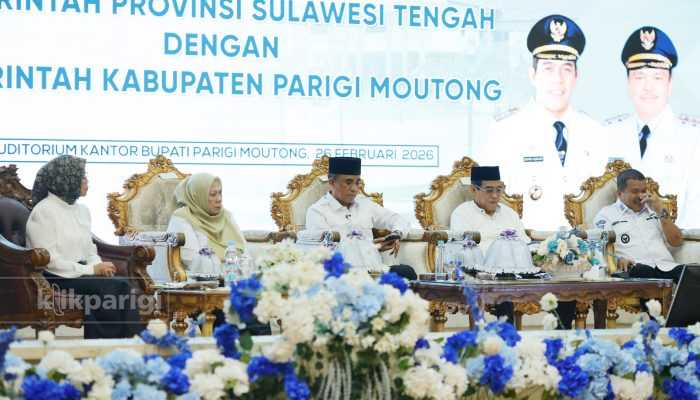 Rakerda Pemprov Sulteng di Parigi Moutong, Kolaborasi Jadi Kunci Pembangunan