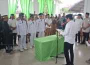 Pelantikan Kades Antar Waktu, Erwin Burase Ingatkan Bekerja dengan Integritas dan Dedikasi